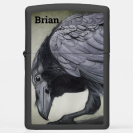 Der Raven Personalize Name Zippo Lighter