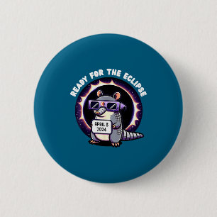 Der Ready Total Solar Eclipse Armadillo Button