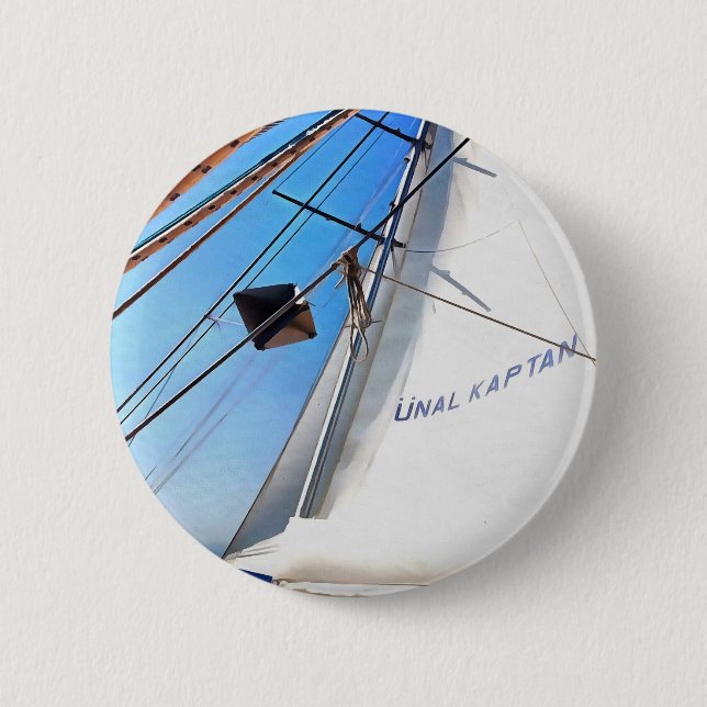 Der Realist passt die Segel-Kunst an Button (Vorderseite)