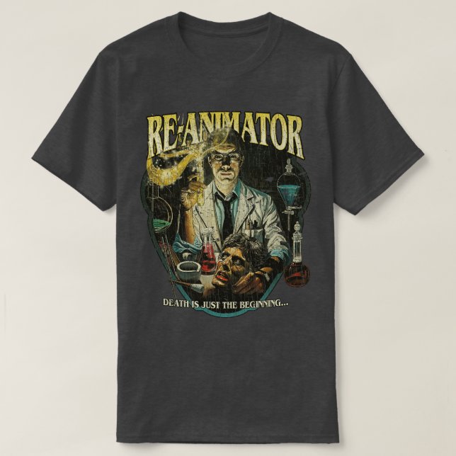 Der ReAnimator-Tod ist erst der Anfang 1985 T-Shirt (Design vorne)