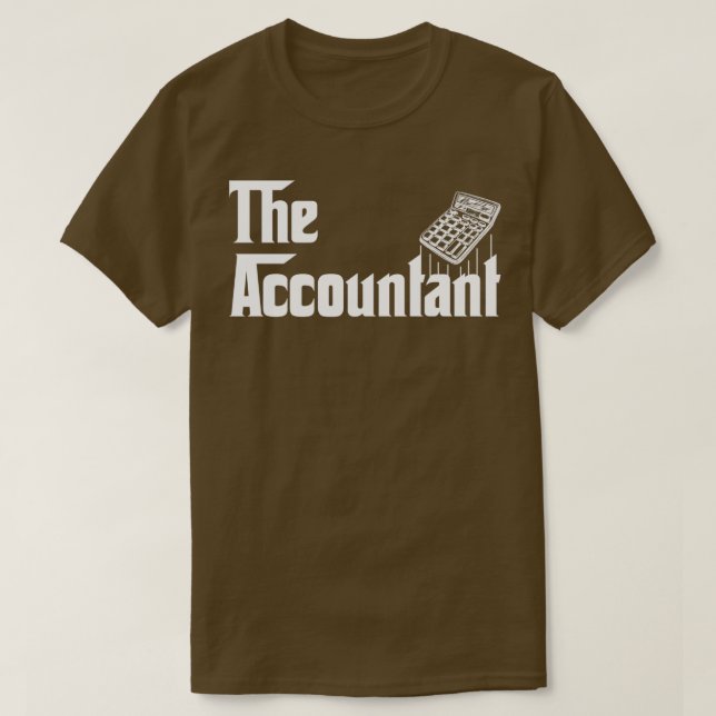 Der Rechnungsführer - Gift Funny Accountant T-Shirt (Design vorne)