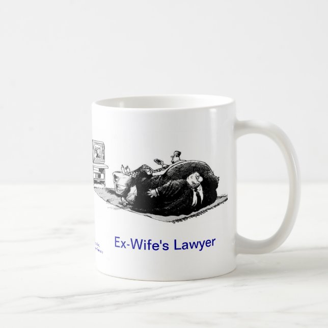 Der Rechtsanwalt-Kaffee-Tasse toter Lawyer™ Tasse (Rechts)
