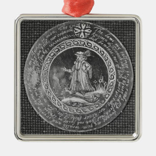 Der Rechtsanwalt Silbernes Ornament