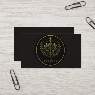 Der Refiner Virgo Personalisiertes Archetyp Visitenkarte