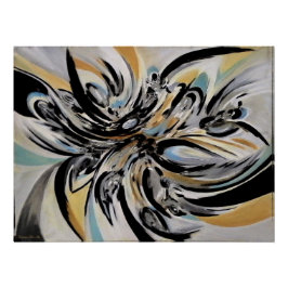 "Der reflektierende Ausdruck", glänzendes Poster