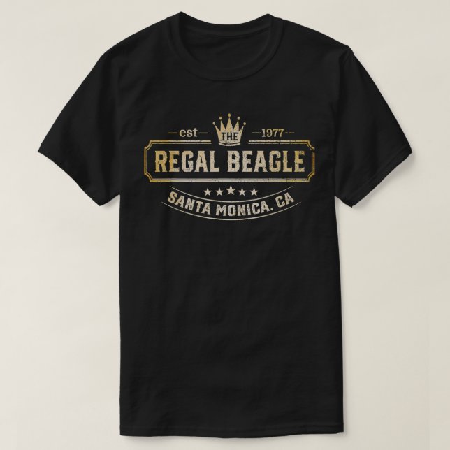 Der Regal Beagle Funny Beagle T-Shirt (Design vorne)