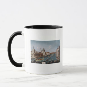 Der Regatta der Frauen auf dem Canal Grande, Tasse