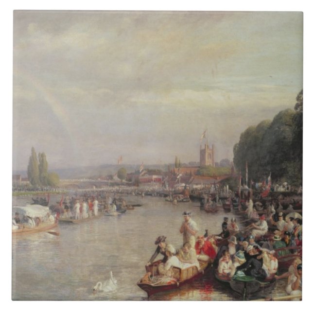 Der Regatta Fliese (Vorderseite)
