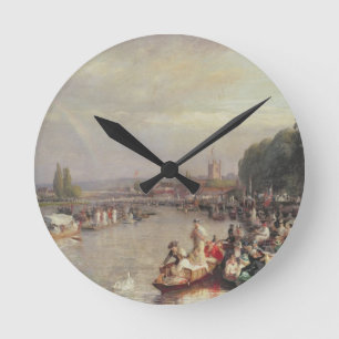 Der Regatta Runde Wanduhr