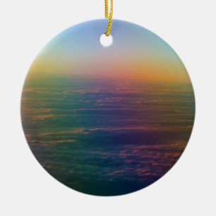 Der Regenbogen des Himmels Keramik Ornament