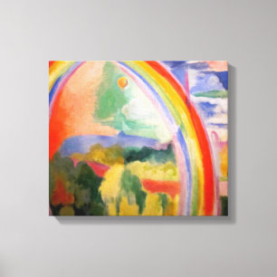 Der Regenbogen durch Robert Delaunay Leinwanddruck