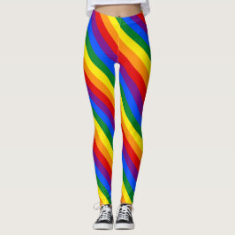 Der Regenbogen-Leggings der Frauen Leggings