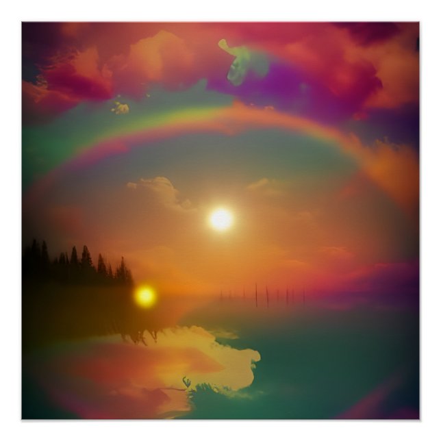 Der Regenbogen Poster (Vorderseite)