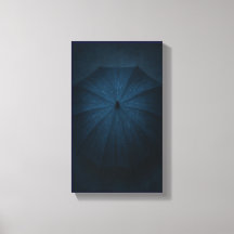 Der Regenschirm, der an den Regen erinnert