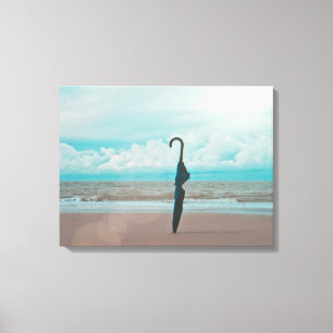 Der Regenschirm Leinwanddruck