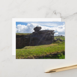 Der Regenstein, die schwarze Kante Postkarte