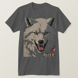 Der Regler   Aggressives Wolf-T - Shirt-Design für T-Shirt