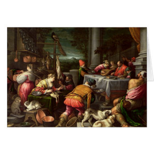 Der reiche Mann und der Lazarus, 1590-95
