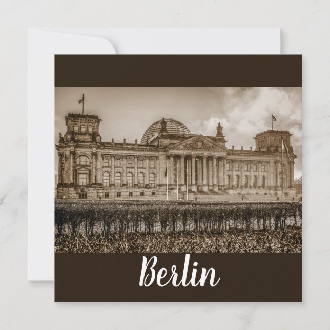 Der Reichstag Berlin (Vorderseite)