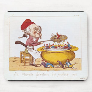 Der Reinigungs-Topf des Jacobins, 1793 Mousepad