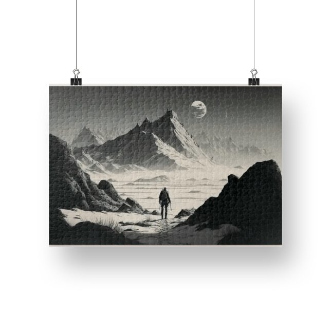 Der Reisende 1014 Stück Schwieriges Puzzle Jigsaw (Von Creator hochgeladen)