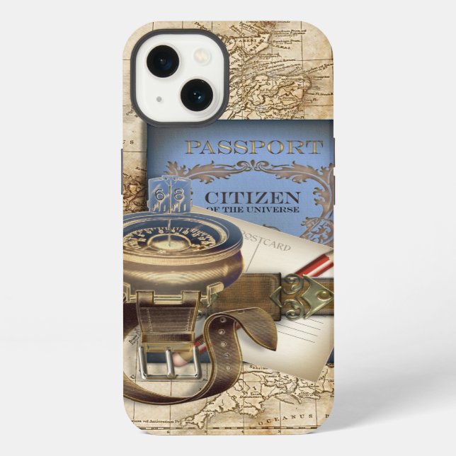 Der Reisende iPhone Hülle (Rückseite)