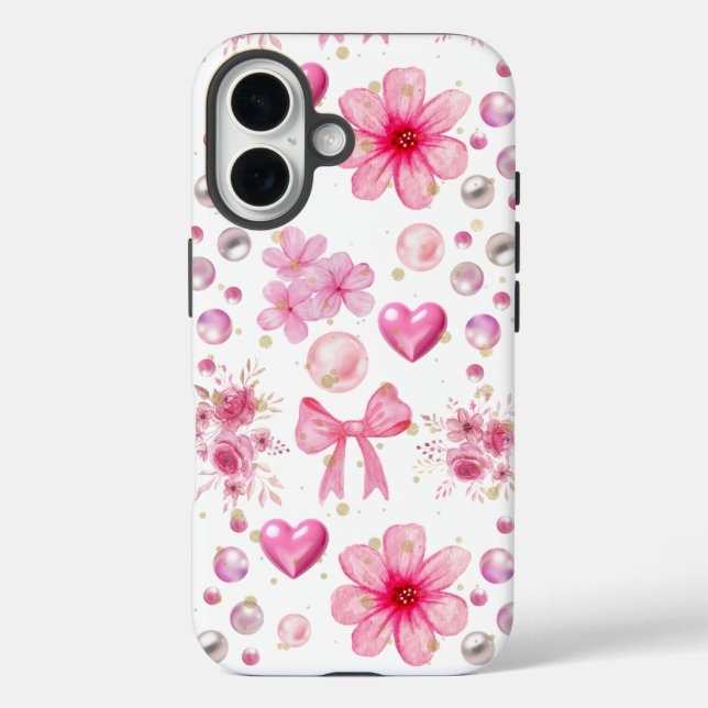 Der Reiz von Rosa Case-Mate iPhone Hülle (Rückseite)