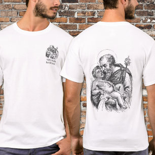 Der religiöse hl. Joseph hat meinen Rücken Jesus T-Shirt