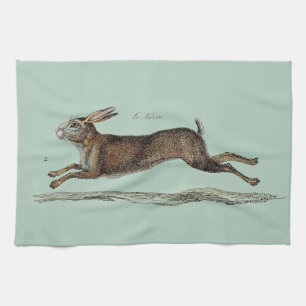 Der Rennende Hase zu Ostern Handtuch