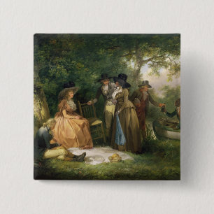 Der Repast des Anglers (Öl auf Leinwand) Button