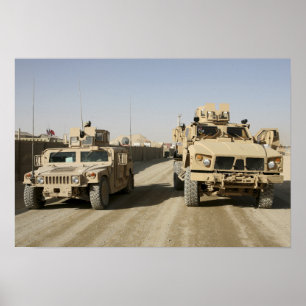 Der resistente Hinterhalt des Bergwerks Poster