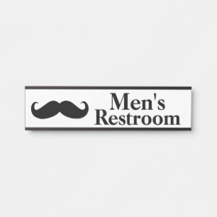 Der Restroom-Tür-Namensschild der Männer Türschild