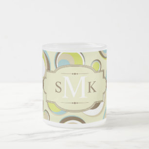 Der Retro Circle Mattiert Glass Coffee Tasse Cup d