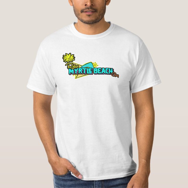 Der Retro Myrtle Beach Typ T-Shirt (Vorderseite)