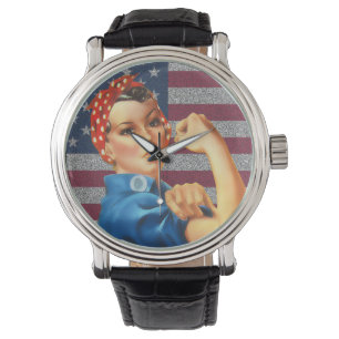 Der Retro Rosie der Frauen die Armbanduhr