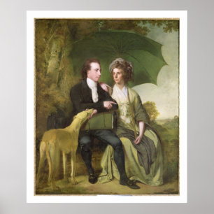 Der Rev. und die Frau Thomas Gisborne, von Yoxhall Poster