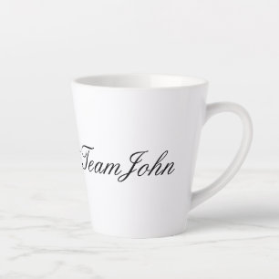 Der Revolutionäre Autor #TeamJohn-Tasse Milchtasse