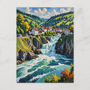 Der Rheinfall in Schaffhausen Postkarte