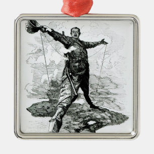 Der Rhodos-Koloss vom Durchschlag Ornament Aus Metall