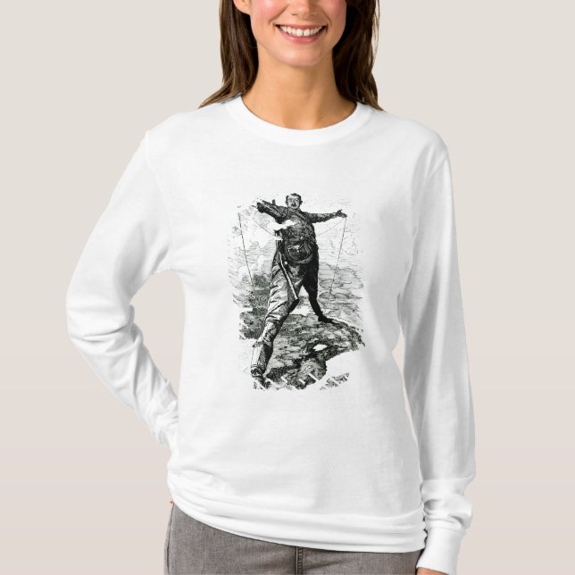 Der Rhodos-Koloss vom Durchschlag T-Shirt (Vorderseite)