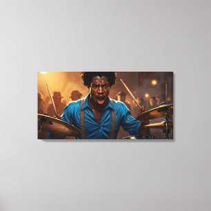 Der Rhythmus von Ace Canvas Print Leinwanddruck