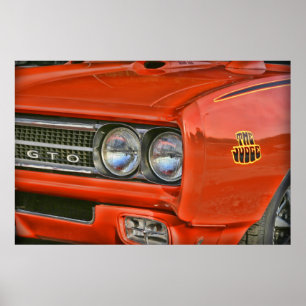 Der Richter 1969 Pontiac GTO Poster