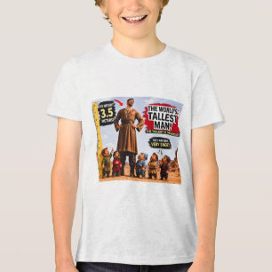 Der Riese & Die Zwerge Fantasy-Wüstenkunst Mythi Tri-Blend Shirt