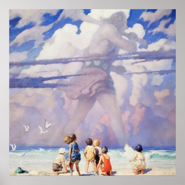 „Der Riese“ Feen-Kunst von NC Wyeth Poster (Vorne)