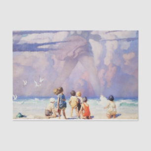 „Der Riese“ Feen-Kunst von NC Wyeth Seidenpapier