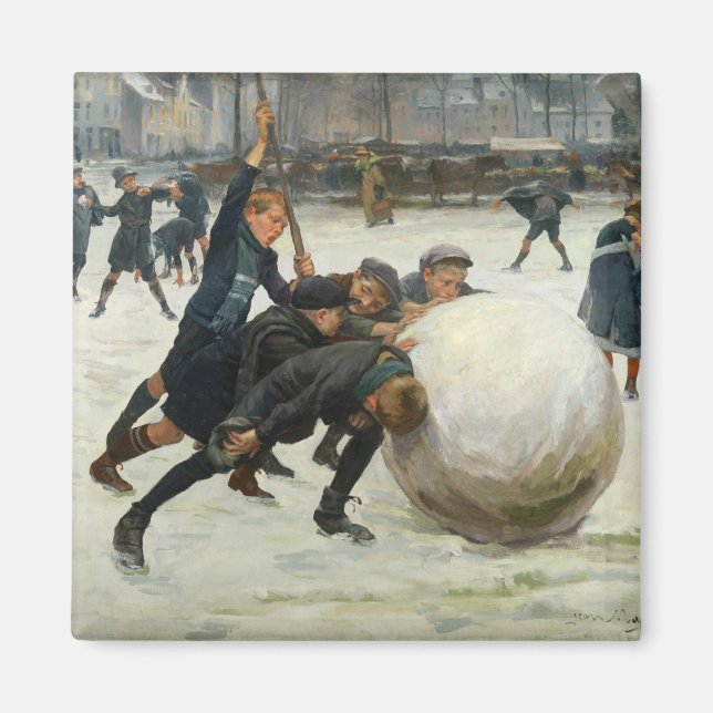 Der Riesenschneeball, 1903 Magnet (Vorne)