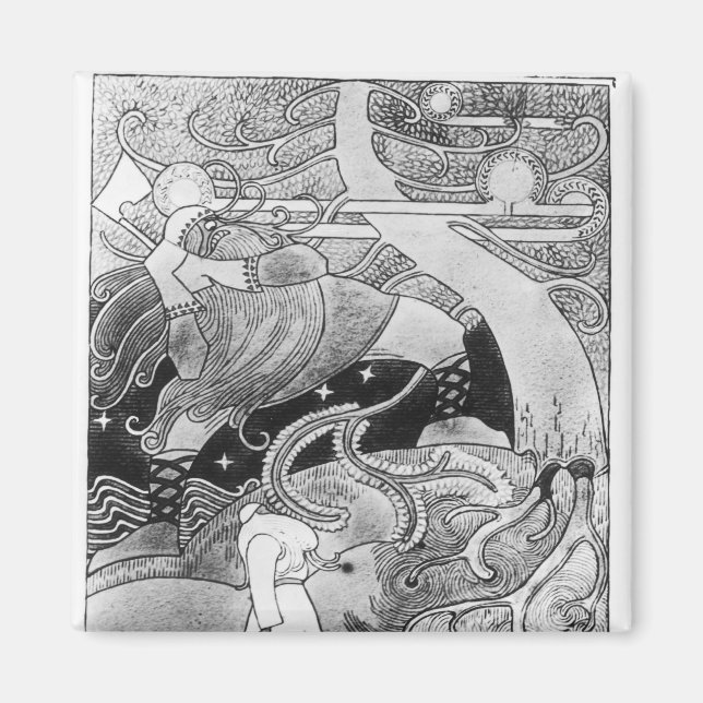 Der riesige Eichenbaum wird abgeschnitten Magnet (Vorne)