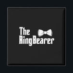 Der Ring Bearer Bowtie Ring Typ Hochzeitsgroom Bri Magnet<br><div class="desc">Der Ring Bearer Bowtie Ring Typ Hochzeitshöfe</div>