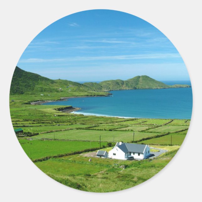 Der Ring von Kerry Runder Aufkleber (Vorderseite)