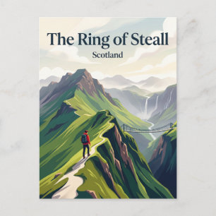 Der Ring von Steall Schottland Postkarte